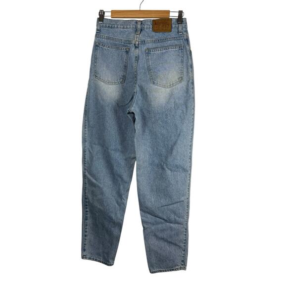 Aeropostale Jeans Womens 10 90's Baggy Light Wash Blue Denim Custom Graphic - Picture 13 of 16